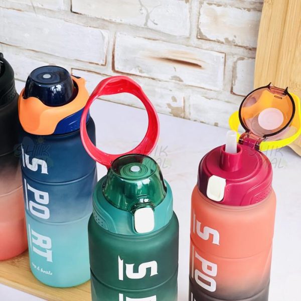 قمقمه نی دار اسپرت 1300ml نقاب دار - Image 2